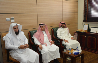 زيارة شركة فرسان الجزيرة لعمادة السنة التحضيرية بجامعة الأمير سطام بن عبدالعزيز